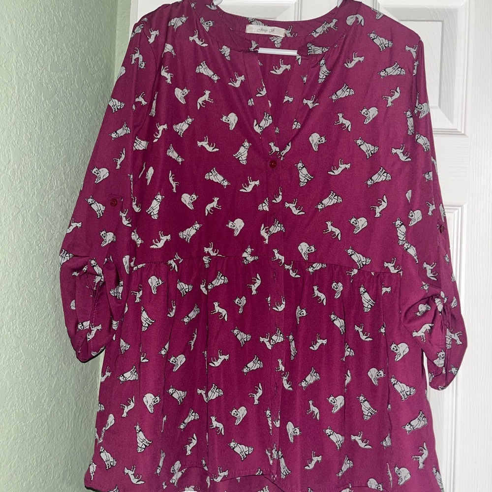 Jessy B empire waist blouse